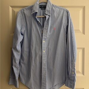 Ralph Lauren Light Blue Striped Shirt